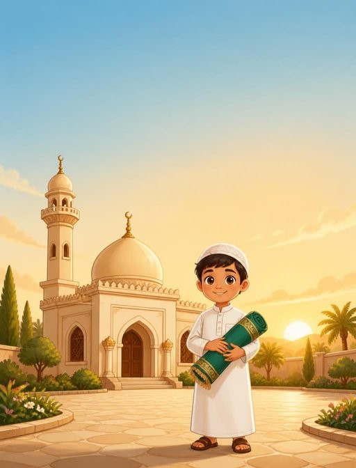 غلاف قصتي مع الصلاة 🕌
